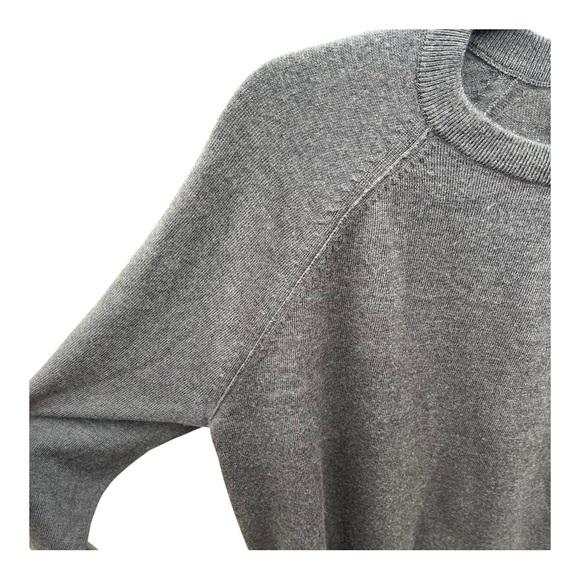 Banana Republic Men's Charcoal Merino Wool Crewneck Sweater, Italian Made, M - Picture 5 of 7